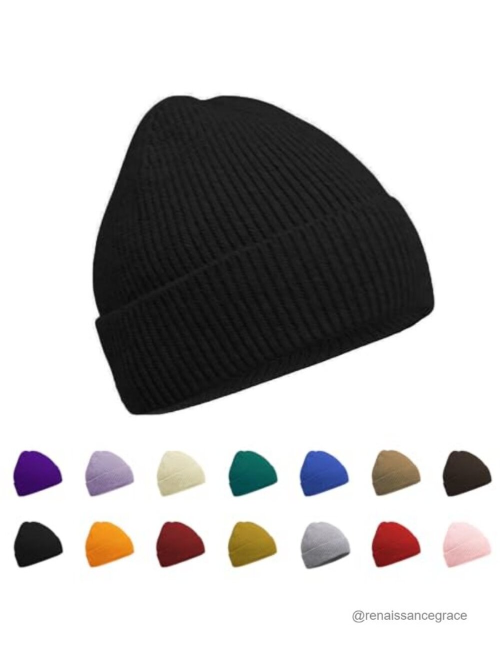 Warm Knit Beanie for Men Women Winter Hat, Thick Fisherman Beanies Skull Caps